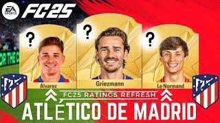 FIFA 25 ATLÉTICO MADRID PLAYER RATINGS REVEALED Griezmann Alvarez Oblak 