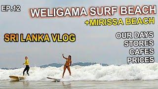 Sri Lanka Weligama Surf Beach Mirissa beach- FAMILY LIFE TRAVEL VLOG