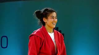 AGOJONOVA UZB vs ZHUMABAYEVA KAZ. Women 59 kg. Asian SAMBO Championships 2021