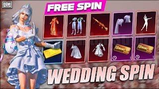 TRICK TO DO FREE BGMI WEDDING LUCKY SPIN  GET OG WEDDING SET & MYTHIC MK14.