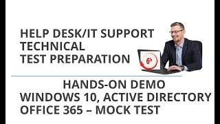 HELP DESKIT SUPPORT TECHNICAL TEST PREPARATION
