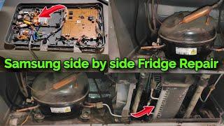 Samsung refrigerator side by side Led billing 12345 time # Samsung Inverter fridge side by side