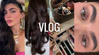 A FEW DAYS VLOG haircut nails slick back grwm + unboxing