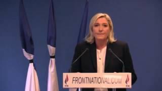 France is no longer safe National Front leader Marine Le Pen says