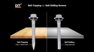 Self-Drilling vs Self-Tapping Screws