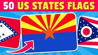 Guess The US State Flag  50 US States Quiz