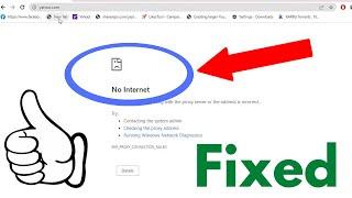 Fixed  No internet Error in Chrome   Connection Error in Chrome