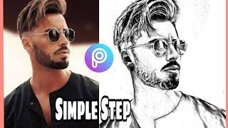 PicsArt Fanmade Pencil Sketch Effect Simple Step  PicsArt Photo  Editing Tutorial 2020  EASY STEP