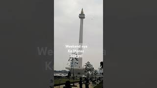 weekend nya ke Monas yuu  #moas #weekend