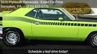 1970 Plymouth Barracuda AAR for sale in Bensalem PA 19020 a