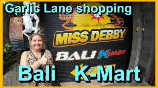 Garlic Lane ShoppingBali K-MartSabrina collection and PJs for footy gear. 3 Places are a must see