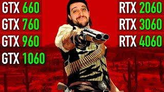 Red Dead Redemption 1 - GTX 660 760 960 1060 RTX 2060 3060 4060 