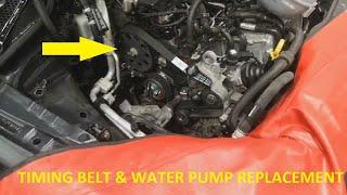 Timing belt & Waterpump replacement on a CR 2.0TDI Mk7 Vw Golf GTD