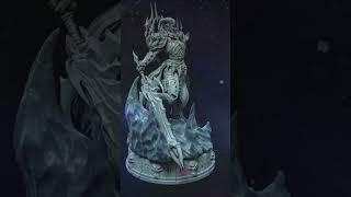 Draenei Death Knight  3d print ready figurine preview