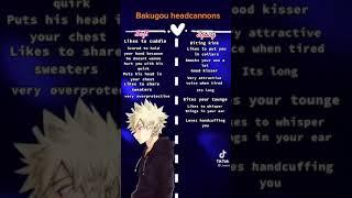 bakugou soft and spice headcannons