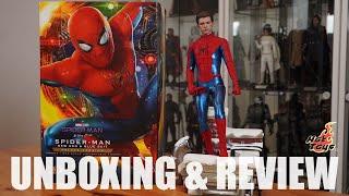 Hot Toys Spider-Man New Red and Blue Suit  Spider-Man No Way Home  Unboxing & Review