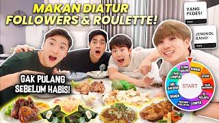 MAKAN DIATUR FOLLOWERS & ROULETTE GAK PULANG SEBELUM HABIS   WASEDABOYS VLOG