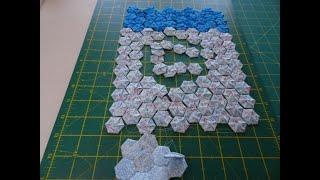 SEWING EPP HEXAGONS TOGETHER