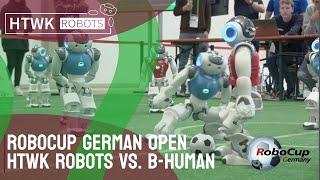 HTWK Robots vs. B-Human RoboCup Robofootball German Open 2024 With Commentary