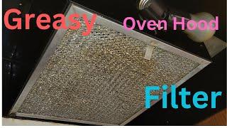 How To Clean Greasy OvenRange Hood Filter With Vinegar Baking Soda & Dish Soap