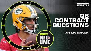 Green Bay cant hesitate on getting Jordan Love paid  - Riddick on QB contracts  NFL Live