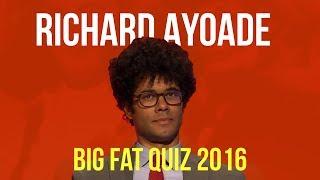 Richard Ayoade BIG FAT QUIZ COMPILATION  2016