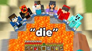 Minecraft But If You DIE my Friends Lose...