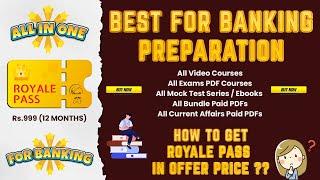 ITHAN FRESHERS BANK EXAM AH CRACK PANNA BEST WAY  HOW TO PURCHASE ROYALE PASS  OFFER ENDS SOON 