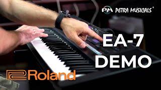 ROLAND E-A7 KEYBOARD - DEMO    Petra Musicals