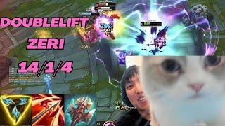 DOUBLELIFT PLAYS ZERI VS APHELIOS ADC NA MASTER PATCH 13.11 League of Legends Full Gameplay