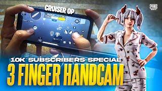 3 FINGER GYRO HANDCAM  10k Subscribers Special  Cruiserop  Pubg Mobile