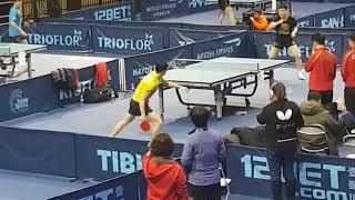 Ma Long and Fan Zhendong Training