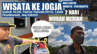 Wisata Jogja Murah Naik Kereta  Pantai Parangtritis Gumuk Pasir Candi Prambanan Malioboro
