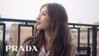 Get ready with Prada Ambassador Sana  Prada SpringSummer 2025