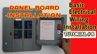 Panel board installation Tagalog Basic Electrical Wiring Installation