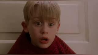 Home Alone - Old Man Marley fights Harry and Marv