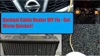 Nissan Qashqai Poor Heating Cabin DIY Fix