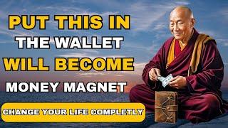 PUT THIS IN YOUR WALLET AND YOULL NEVER RUN OUT OF MONEY AGAIN VERY POWERFUL  BUDDHIST TEACHINGS