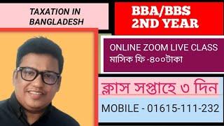 BBABBS 2ndy Taxation in Bangladesh Chapter 4.1 VAT Suggestion 01