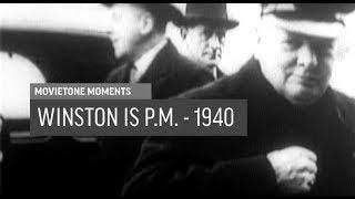 Winston Churchill is Prime Minister - 1940  Movietone Moment  10 May 19