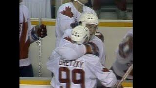 Wayne GretzkyMario Lemieux Highlights - 1987 Canada Cup