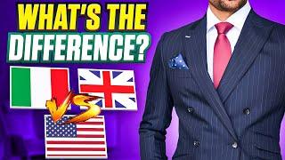 British Italian and American Suits Whats the Difference?