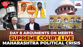 Maharashtra Political Crisis Day 8 Arguments on merit  Law Today Live