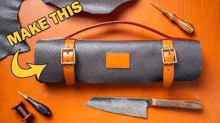 Make your own Leather Tool Roll  Make Along  PDF Pattern Download