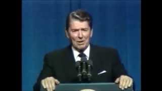 Reagan Jokes American & Russian Arguing About Freedom In Their Countries