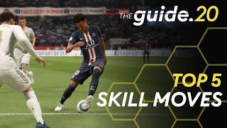 THE BEST SKILL MOVES IN FIFA 20  TOP5 Basic Skill Moves Tutorial  Ball Roll Step Overs Fake Shot
