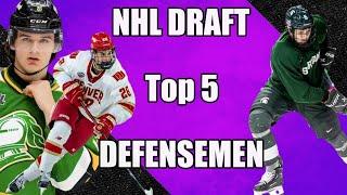 Scouting the Top 5 Defensemen in the 2024 NHL Draft - A Former Scouts Take