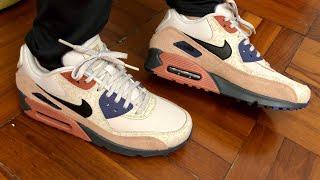 Nike Air Max 90 NRG Desert Sand “Camowabb” On feet review and Up Close Look