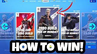 How To WIN The ZERO BUILD MIX-UP MONDAY BEST TIPS