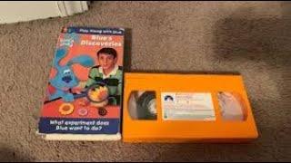 Opening To Blues Clues Blues Discoveries 1999 VHS - Reversed